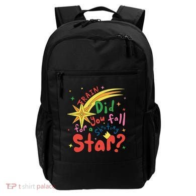 Train Did For You Fall Shooting Star Saying Backpack