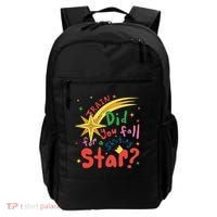 Train Did For You Fall Shooting Star Saying Backpack thumb 0