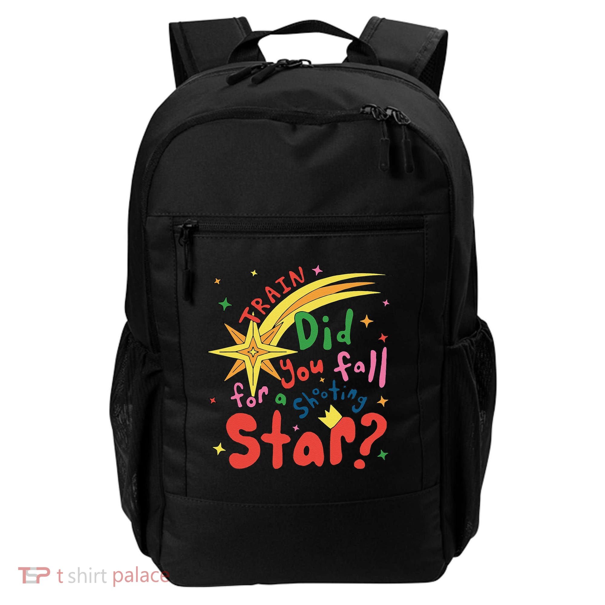 Train Did For You Fall Shooting Star Saying Backpack