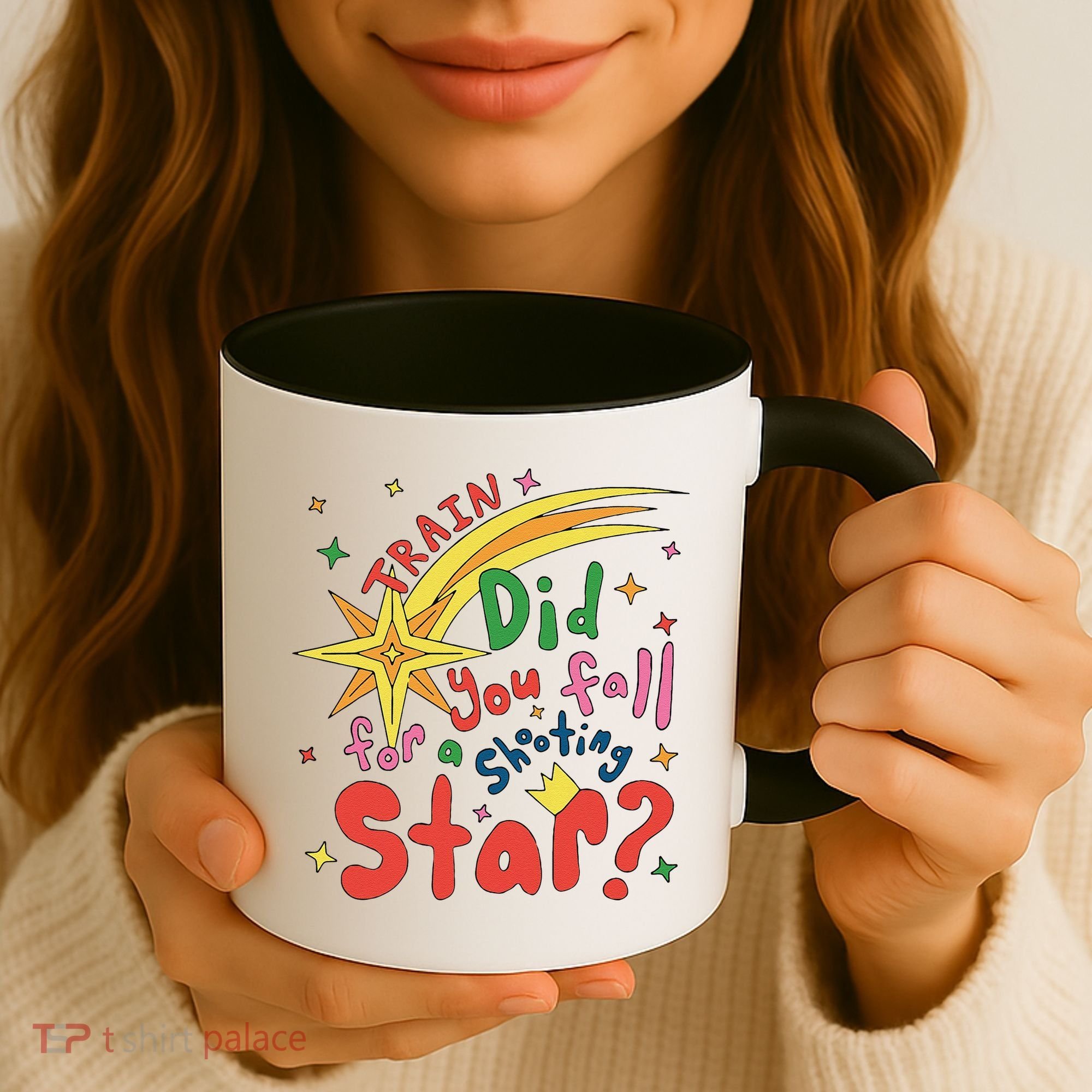 Train Did For You Fall Shooting Star Saying Coffee Mug