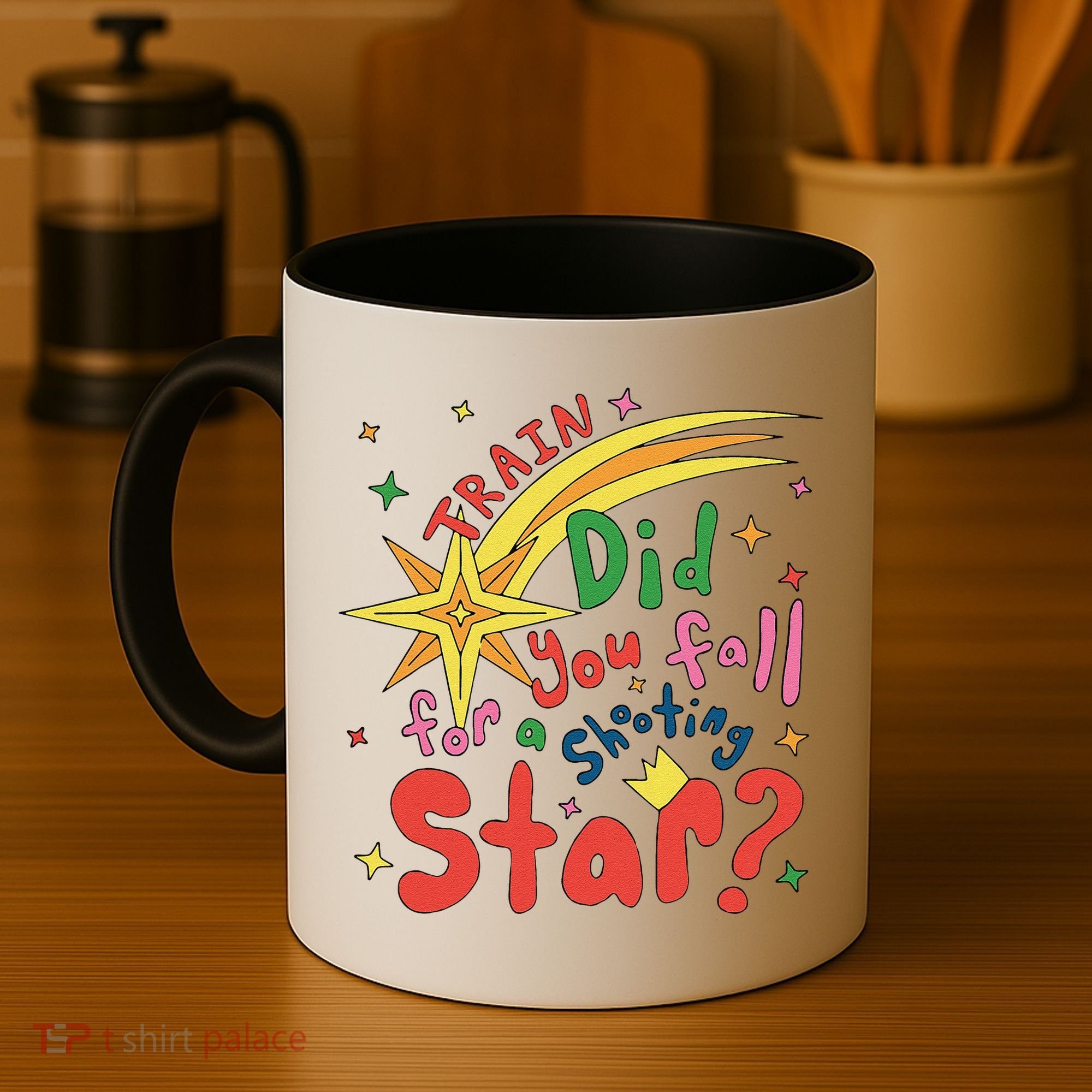 Train Did For You Fall Shooting Star Saying Coffee Mug