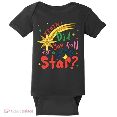 Train Did For You Fall Shooting Star Saying Baby Bodysuit
