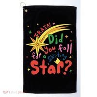 Train Did For You Fall Shooting Star Saying Golf Towel thumb 0