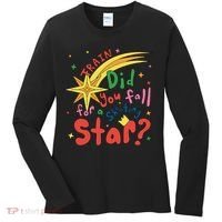 Train Did For You Fall Shooting Star Saying Women's Long Sleeve Shirt thumb 0