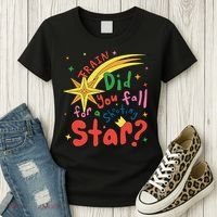 Train Did For You Fall Shooting Star Saying Women's T-Shirt thumb 3
