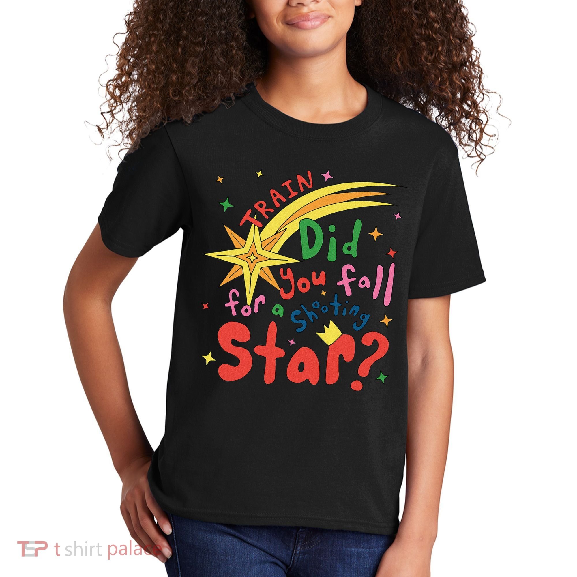 Train Did For You Fall Shooting Star Saying Kids T-Shirt