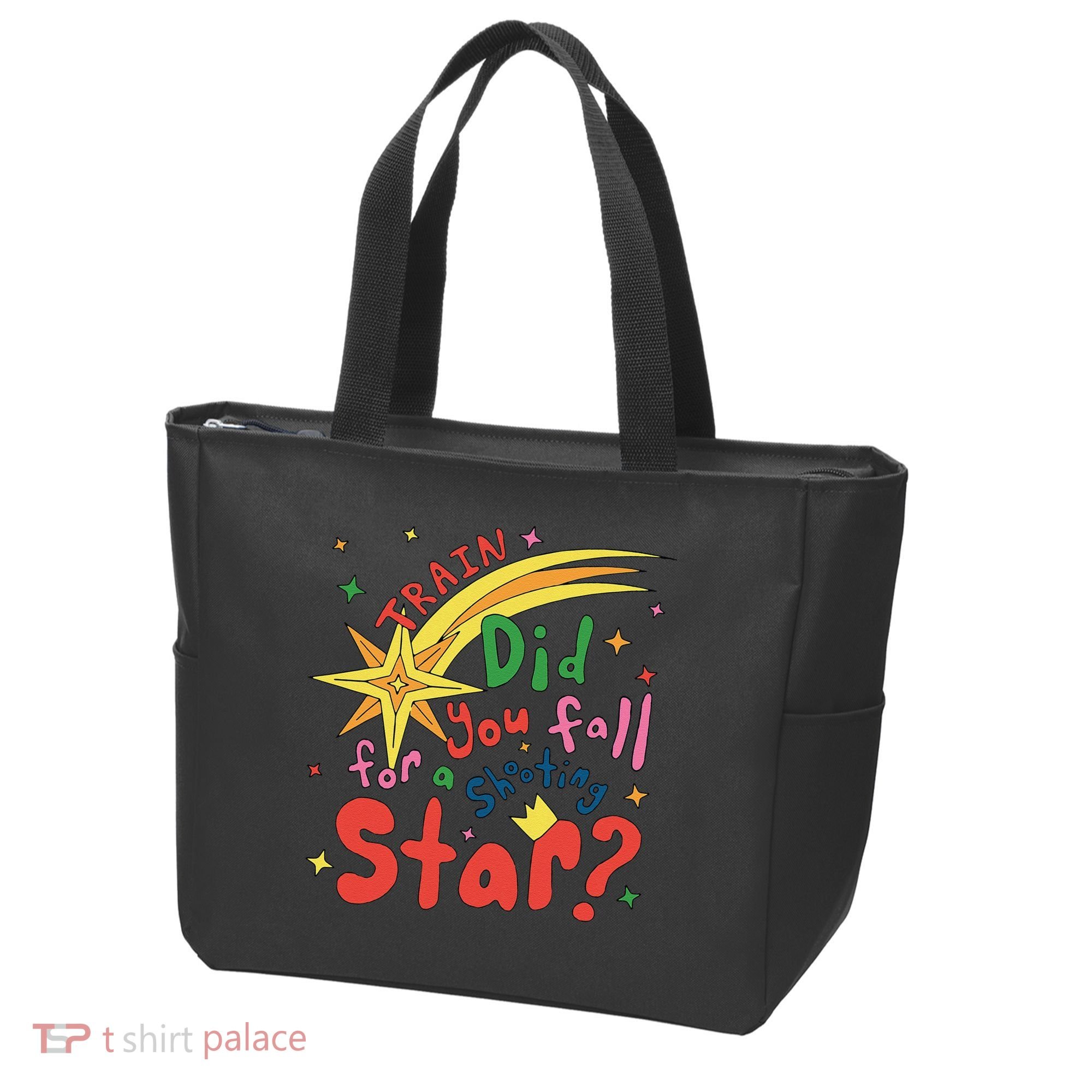 Train Did For You Fall Shooting Star Saying Tote Bag