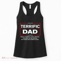 Terrific Dad Funny Donald Trump Fathers Day Gift Women's Tank Top thumb 0