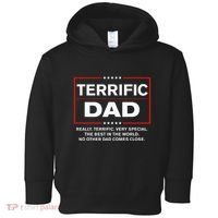 Terrific Dad Funny Donald Trump Fathers Day Gift Toddler Hoodie thumb 0
