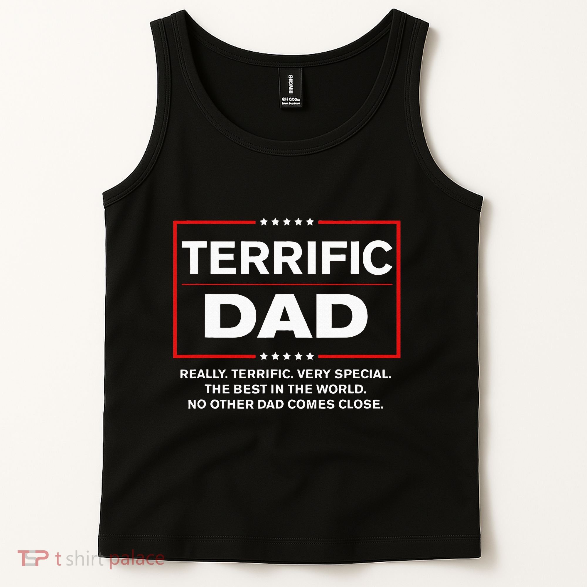 Terrific Dad Funny Donald Trump Fathers Day Gift Tank Top