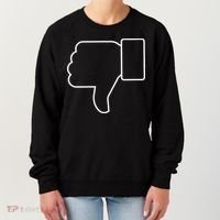 Thumbs Down Funny Jokes Sarcastic Women's Sweatshirt thumb 0