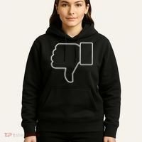 Thumbs Down Funny Jokes Sarcastic Hoodie thumb 5