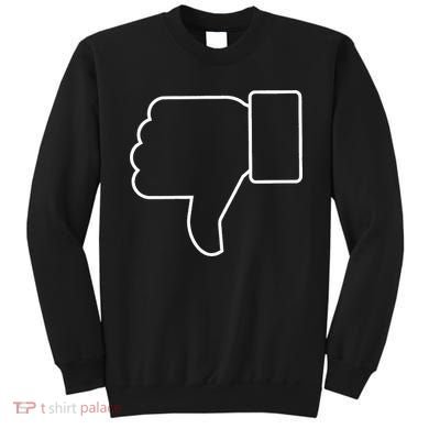 Thumbs Down Funny Jokes Sarcastic Sweatshirt
