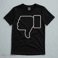Thumbs Down Funny Jokes Sarcastic T-Shirt thumb 5