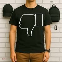 Thumbs Down Funny Jokes Sarcastic T-Shirt thumb 6