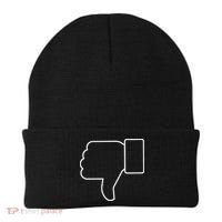 Thumbs Down Funny Jokes Sarcastic Beanie thumb 0