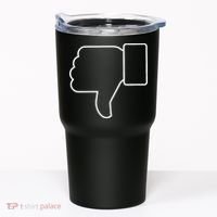 Thumbs Down Funny Jokes Sarcastic Tumbler thumb 0