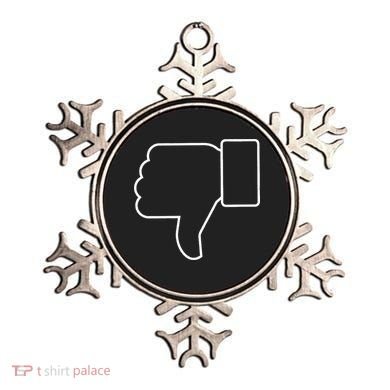 Thumbs Down Funny Jokes Sarcastic Ornament
