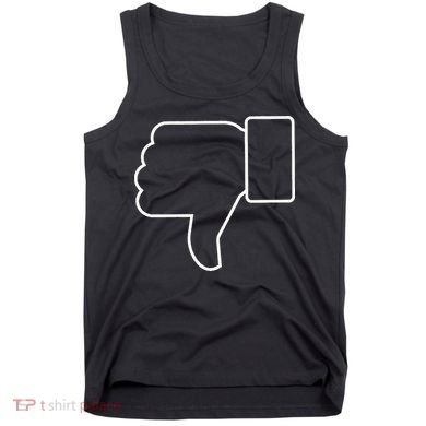 Thumbs Down Funny Jokes Sarcastic Tank Top