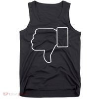 Thumbs Down Funny Jokes Sarcastic Tank Top thumb 0