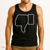 Thumbs Down Funny Jokes Sarcastic Tank Top thumb 3