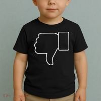 Thumbs Down Funny Jokes Sarcastic Toddler T-Shirt thumb 2