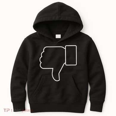 Thumbs Down Funny Jokes Sarcastic Kids Hoodie