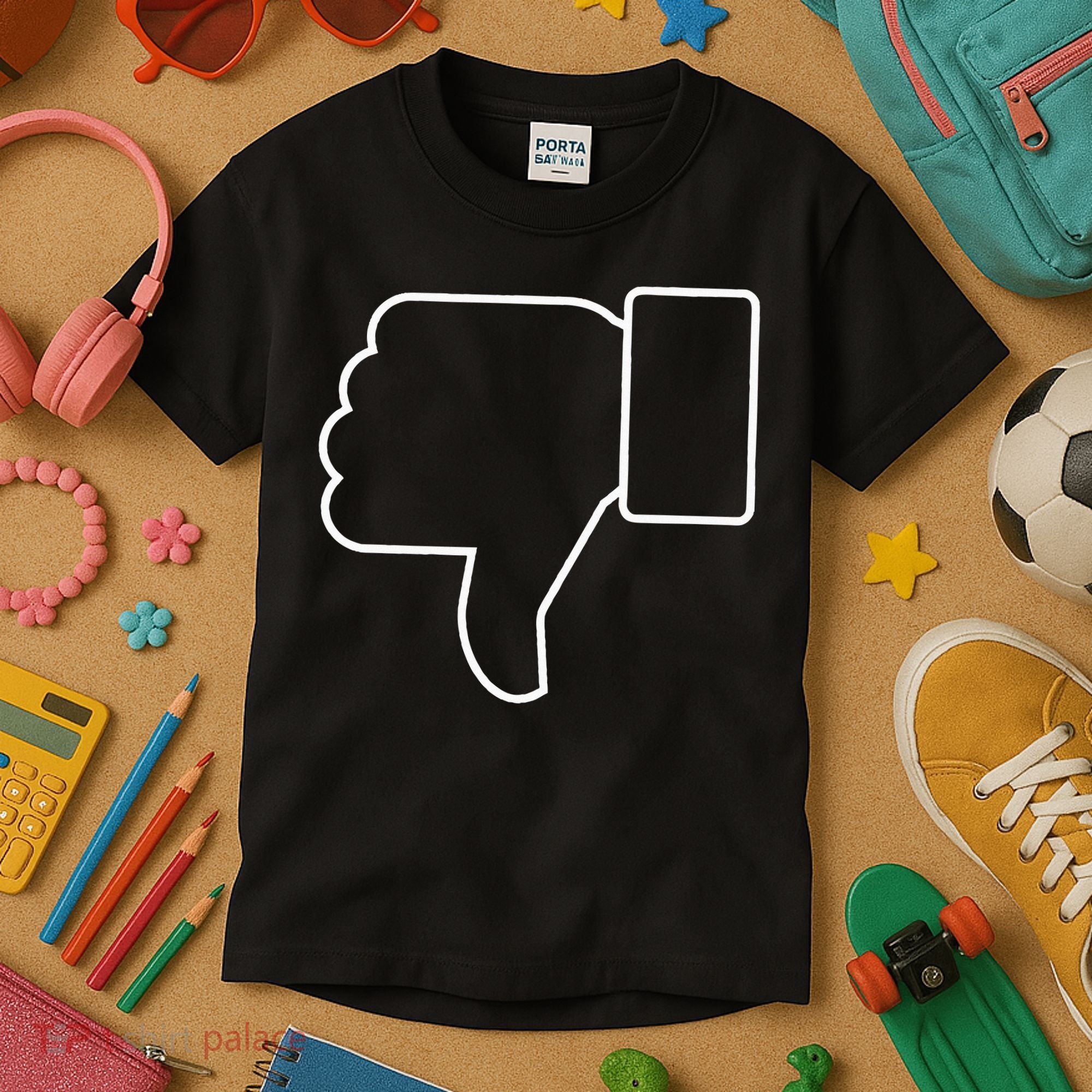 Thumbs Down Funny Jokes Sarcastic Kids T-Shirt