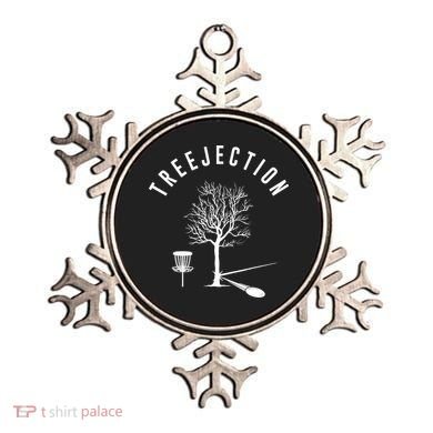 Treejection Disc Golf Funny Sports Tree Disc Golf Player Ornament