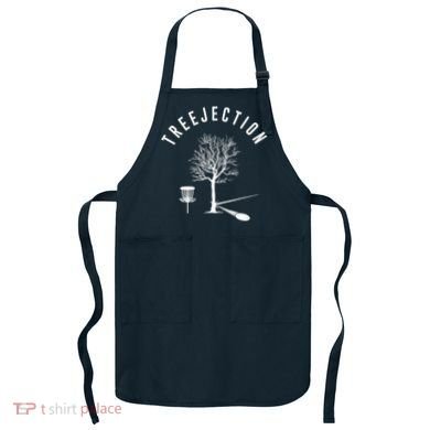 Treejection Disc Golf Funny Sports Tree Disc Golf Player Apron