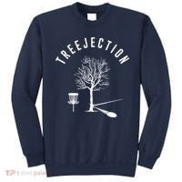 Treejection Disc Golf Funny Sports Tree Disc Golf Player Sweatshirt thumb 0