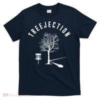Treejection Disc Golf Funny Sports Tree Disc Golf Player T-Shirt thumb 0