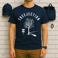 Treejection Disc Golf Funny Sports Tree Disc Golf Player T-Shirt thumb 6