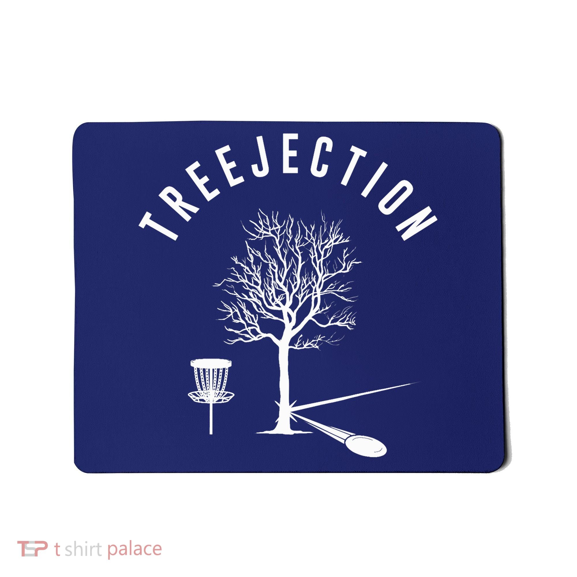 Treejection Disc Golf Funny Sports Tree Disc Golf Player Mousepad