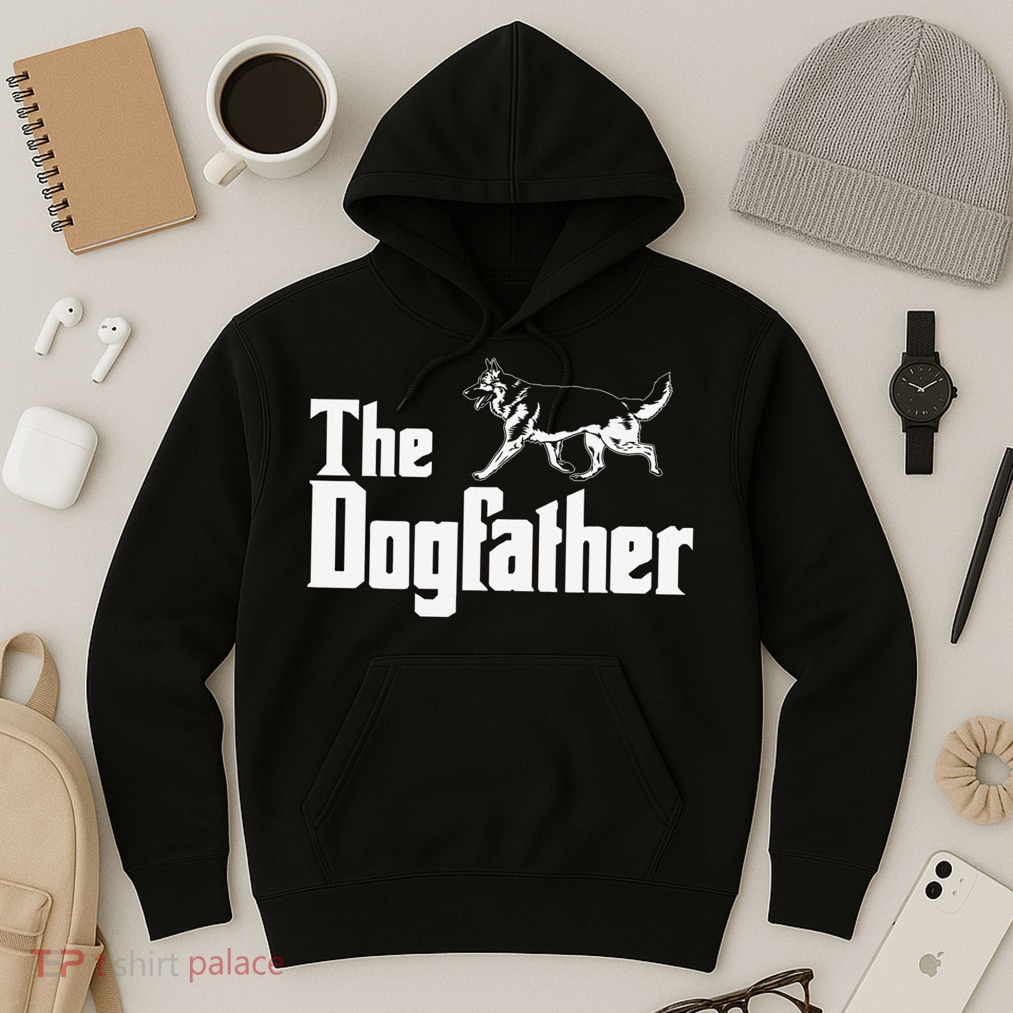 The Dogfather German Shepherd Funny Gift Hoodie