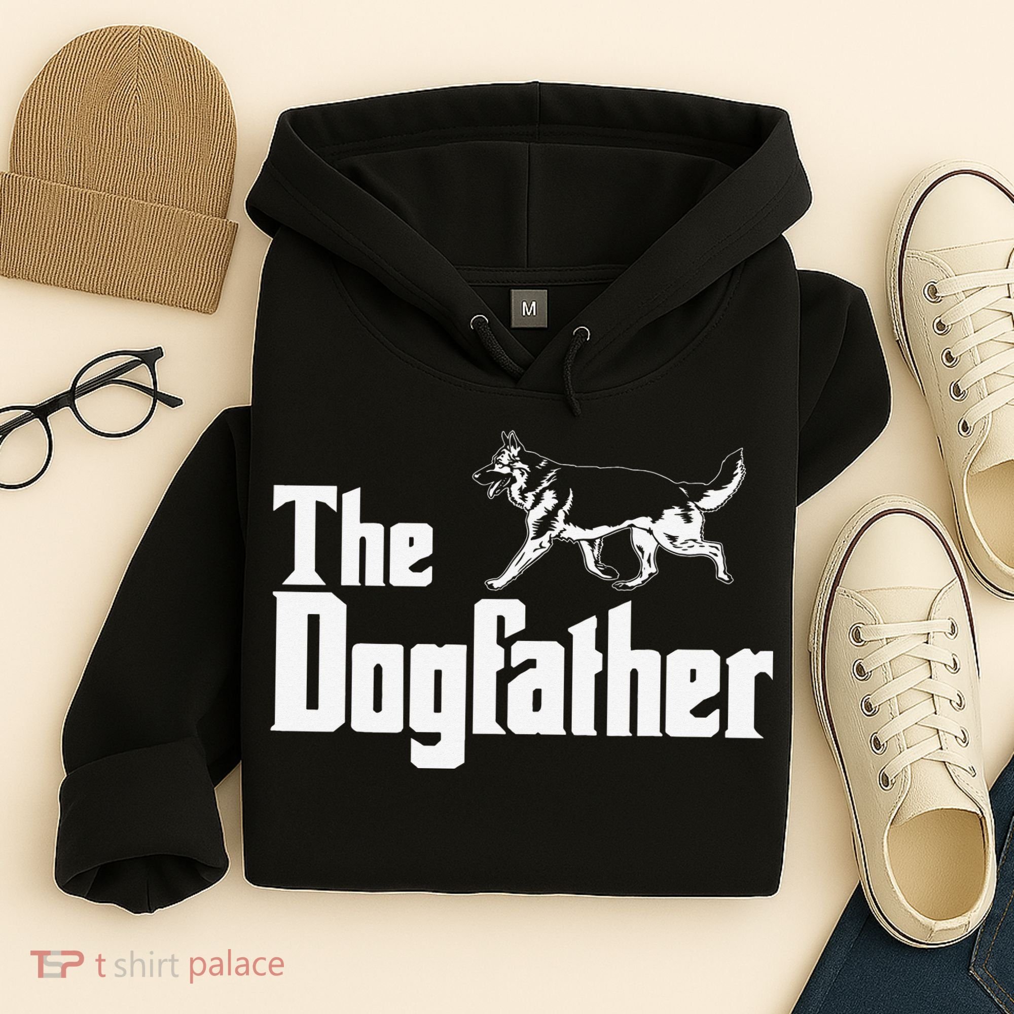 The Dogfather German Shepherd Funny Gift Hoodie