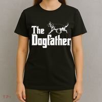 The Dogfather German Shepherd Funny Gift T-Shirt thumb 4