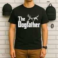 The Dogfather German Shepherd Funny Gift T-Shirt thumb 6
