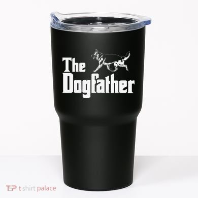 The Dogfather German Shepherd Funny Gift Tumbler