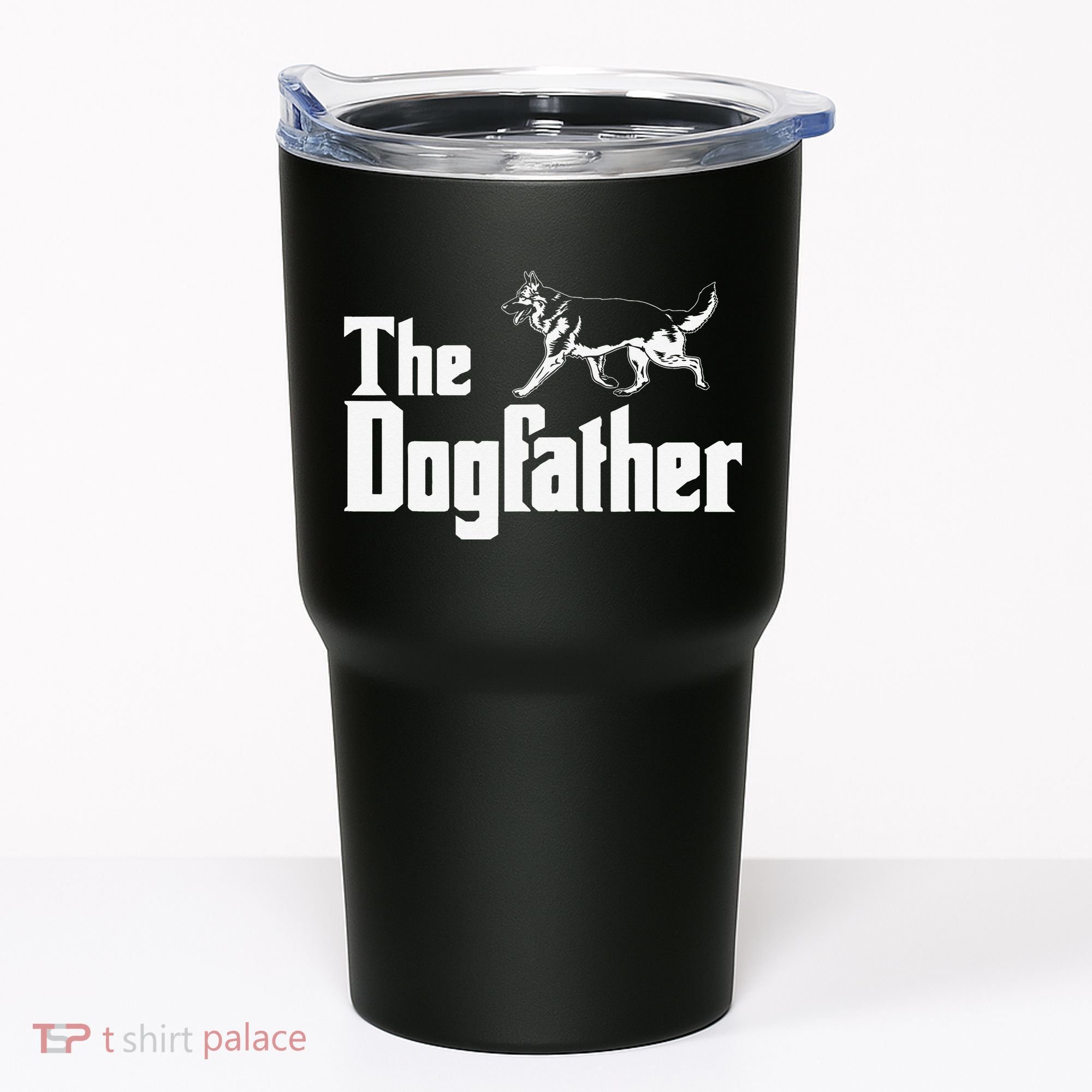The Dogfather German Shepherd Funny Gift Tumbler