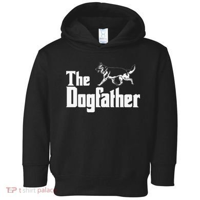 The Dogfather German Shepherd Funny Gift Toddler Hoodie