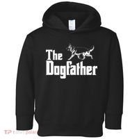 The Dogfather German Shepherd Funny Gift Toddler Hoodie thumb 0