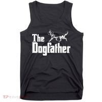 The Dogfather German Shepherd Funny Gift Tank Top thumb 0