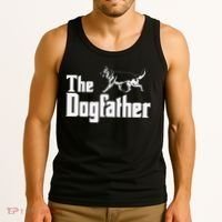 The Dogfather German Shepherd Funny Gift Tank Top thumb 3