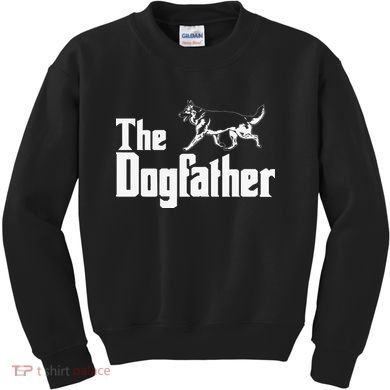 The Dogfather German Shepherd Funny Gift Kids Sweatshirt
