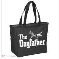 The Dogfather German Shepherd Funny Gift Tote Bag thumb 2