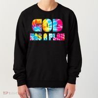 Tie Dye God Has A Plan Women's Sweatshirt thumb 0