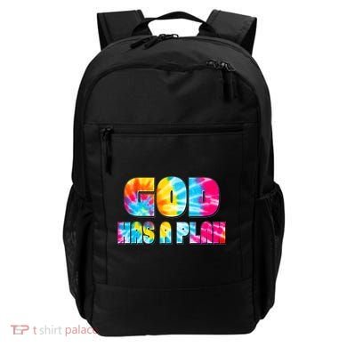 Tie Dye God Has A Plan Backpack