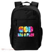 Tie Dye God Has A Plan Backpack thumb 0