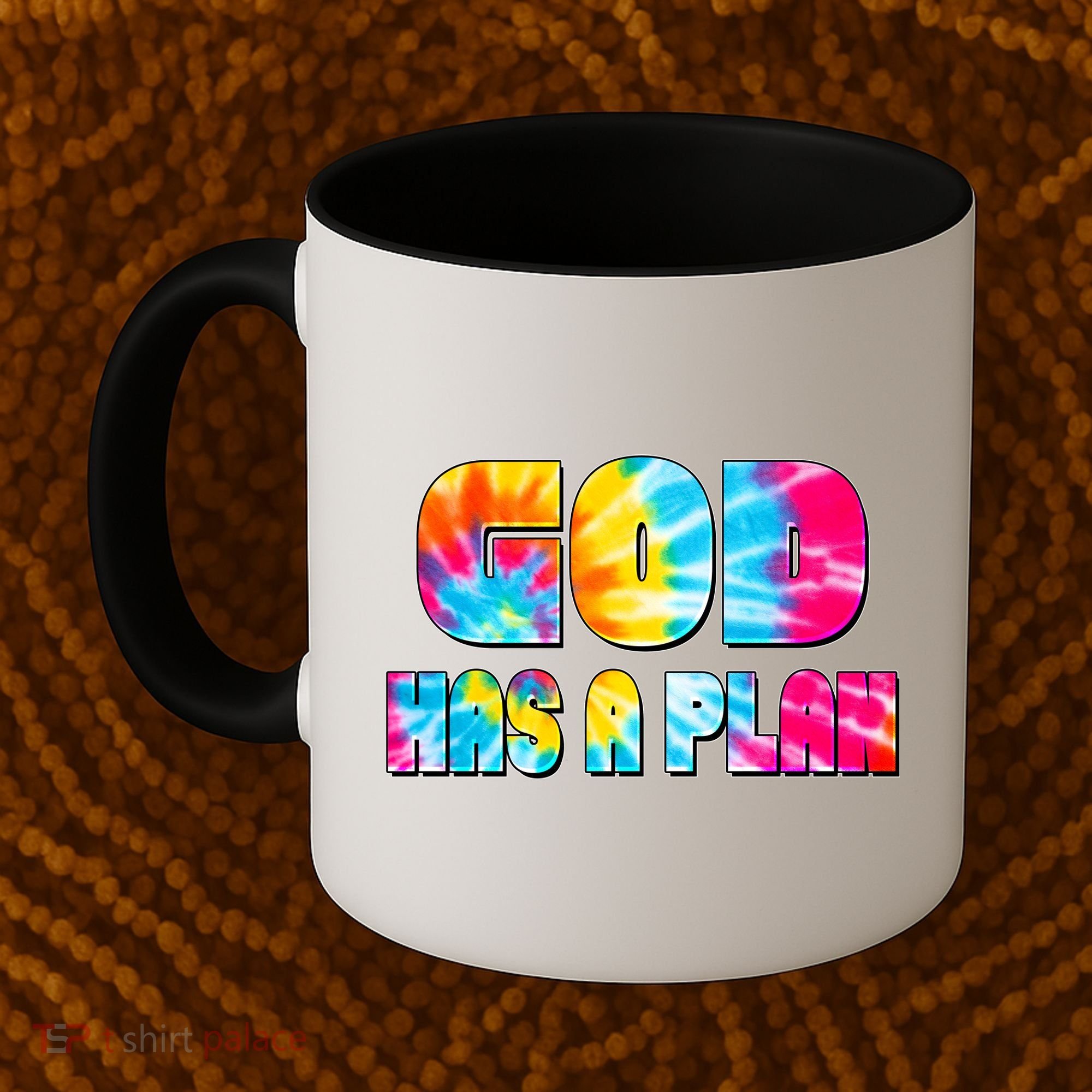 Tie Dye God Has A Plan Coffee Mug